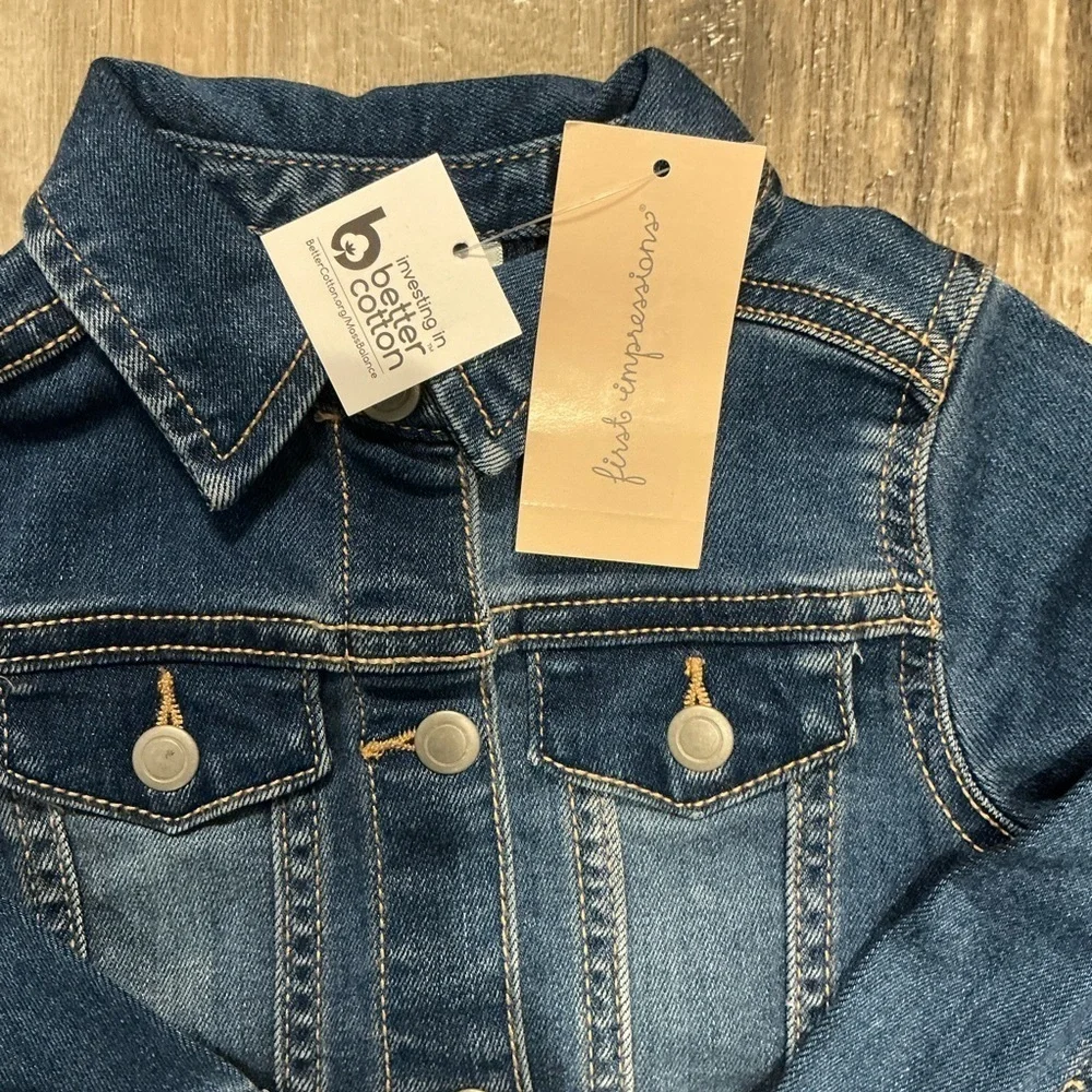 First Impressions Blue Denim Jacket Size 18 months